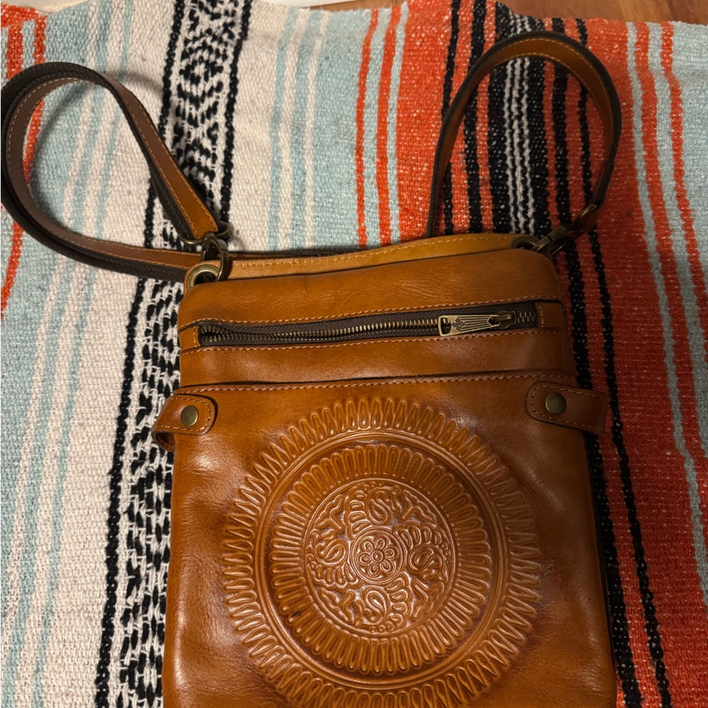 Brown Leather Patricia Nash purse